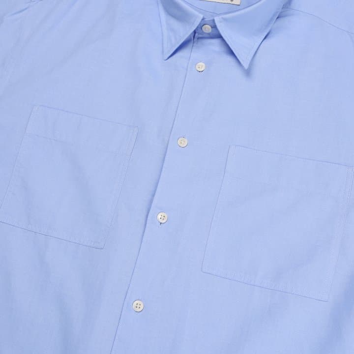 [LAINE] Linen Two-Pocket Shirt 2