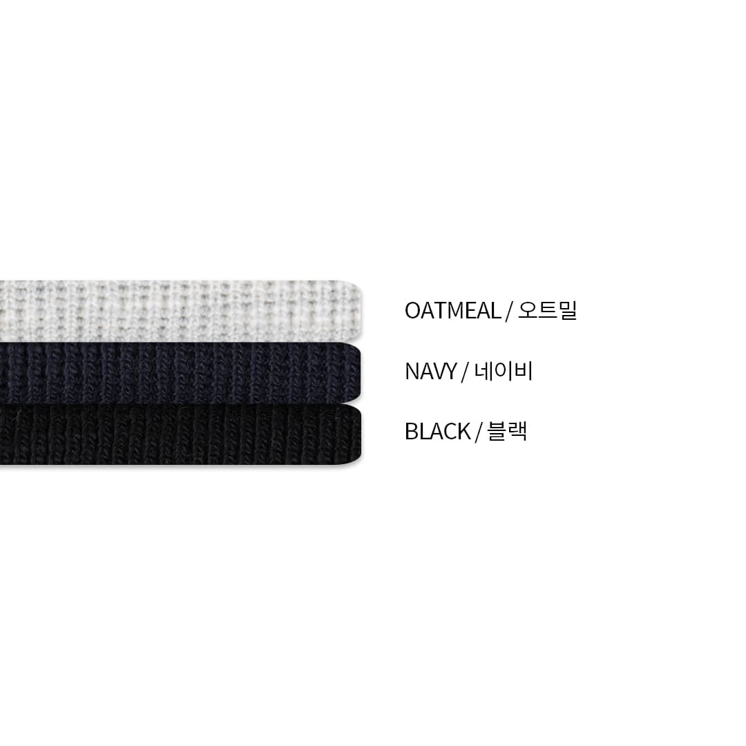 [LOGAN] Slub Henley Neck Long Sleeve T-Shirt 4