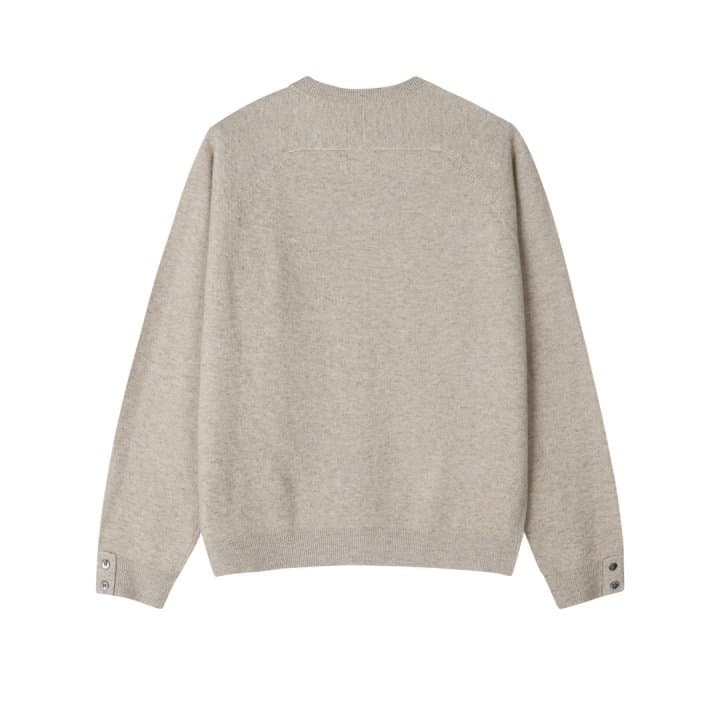 [LOGAN] Rare Saddle Panelled Round Neck Cardigan 7