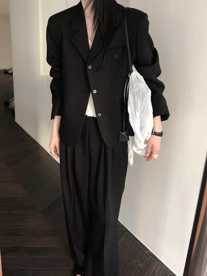 [LE BUTTER] Pebble Wool Jacket 9