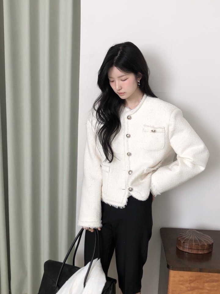 [LE BUTTER] Biol Tweed Jacket 5
