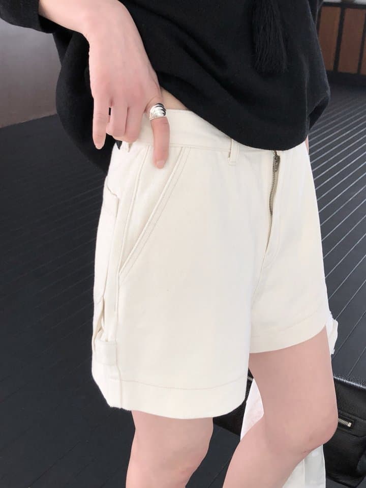 [LE BUTTER] Rember Shorts Denim Pants 4