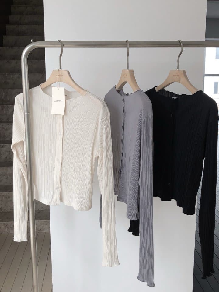 [LE BUTTER] Day Pleated Cardigan 4