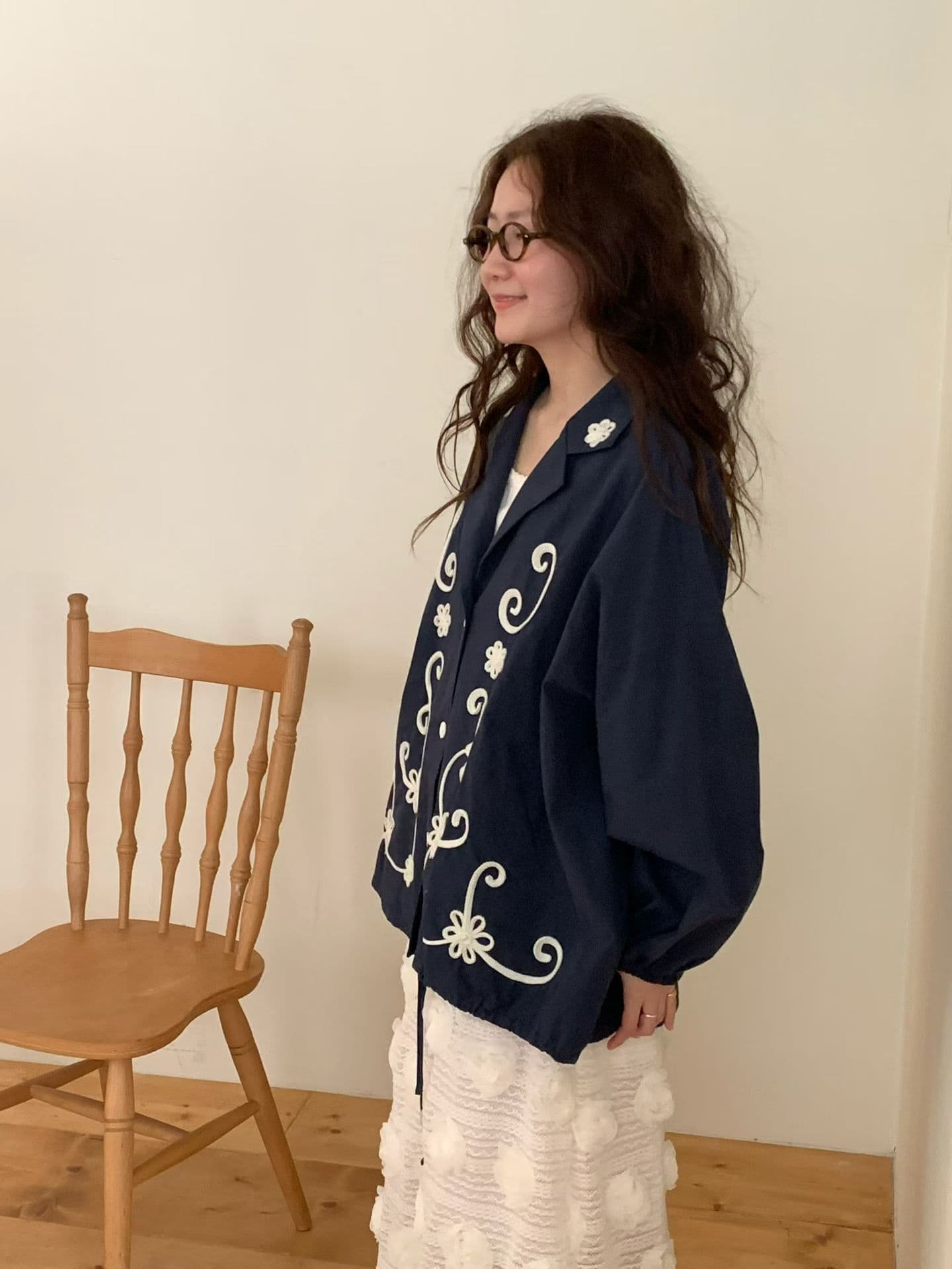 [VENTI] Millie Floral Handle Embroidered Jacket 2