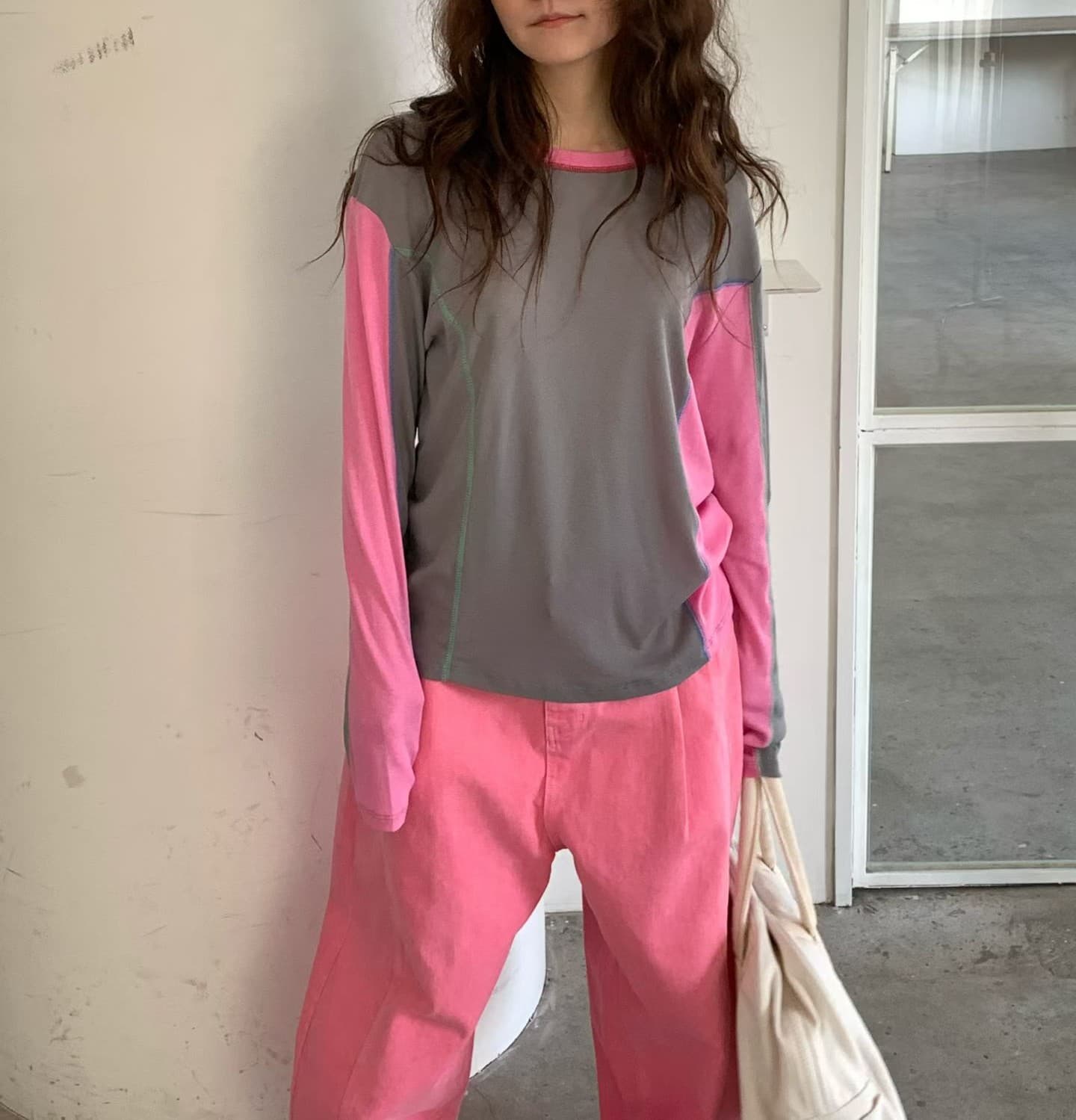 [VENTI] True Color-Block T-Shirt 3
