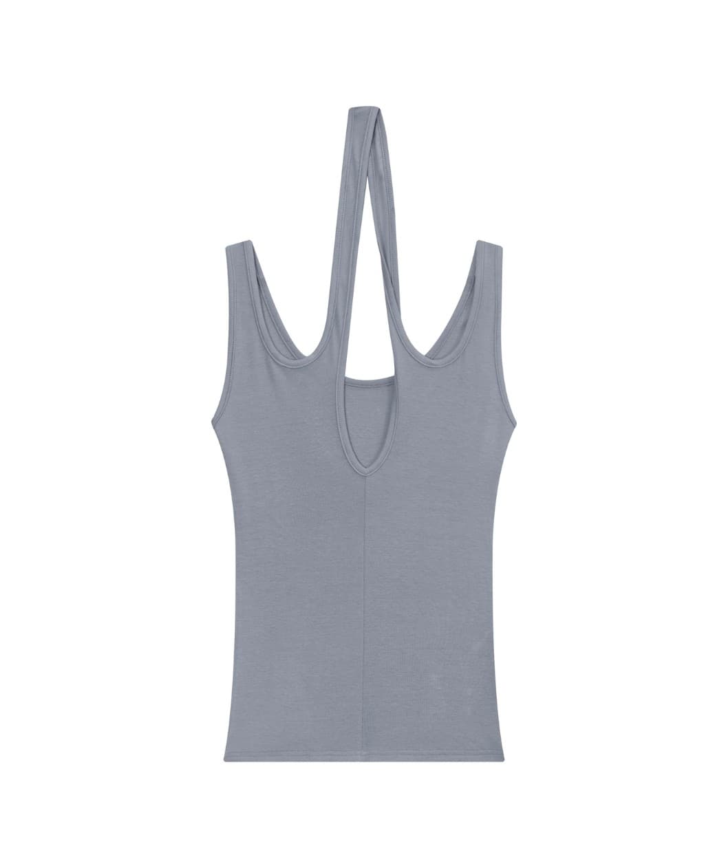 [TEXTURE] Lek Slim-Fit Halter Sleeveless Top 3