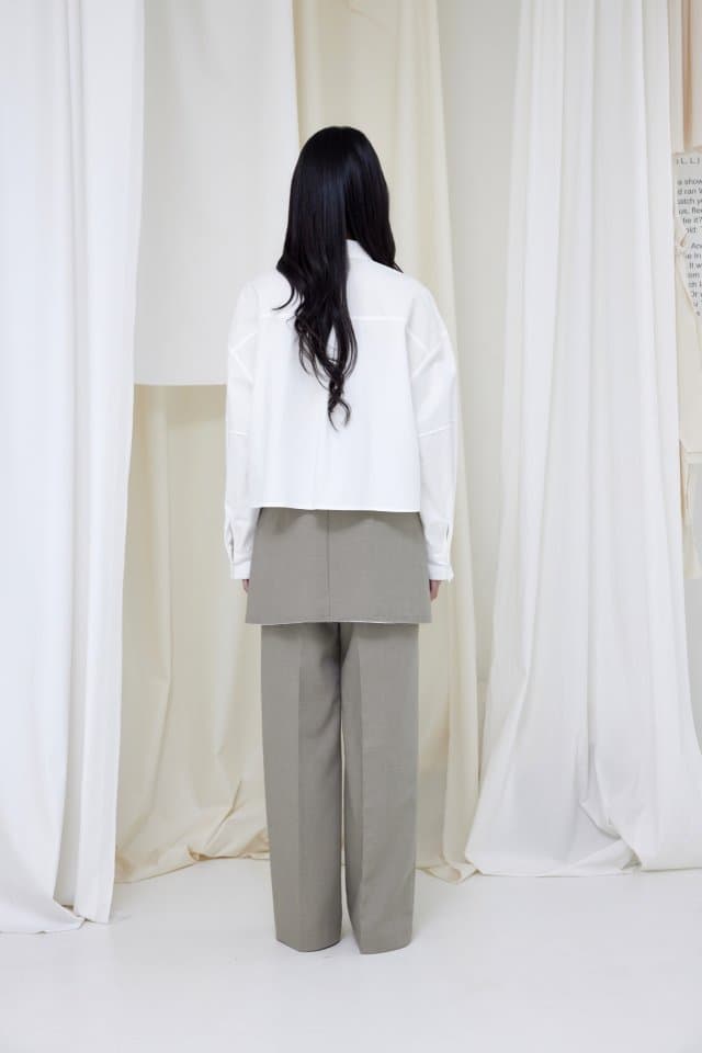 [LE:PPL] Y Wrap Pants 7