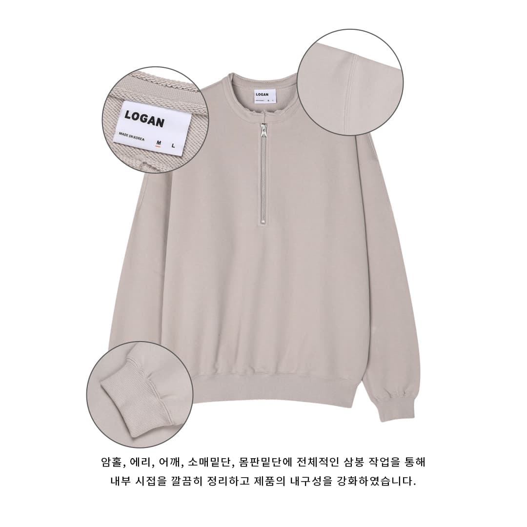 [LOGAN] Prima Zipper Sweatshirt 5
