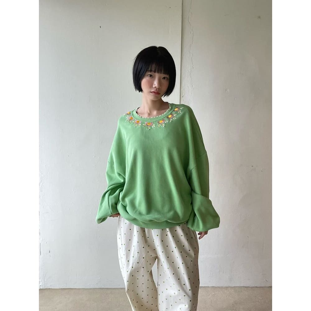 [VENTI] Cos Embroidered Sweatshirt 6