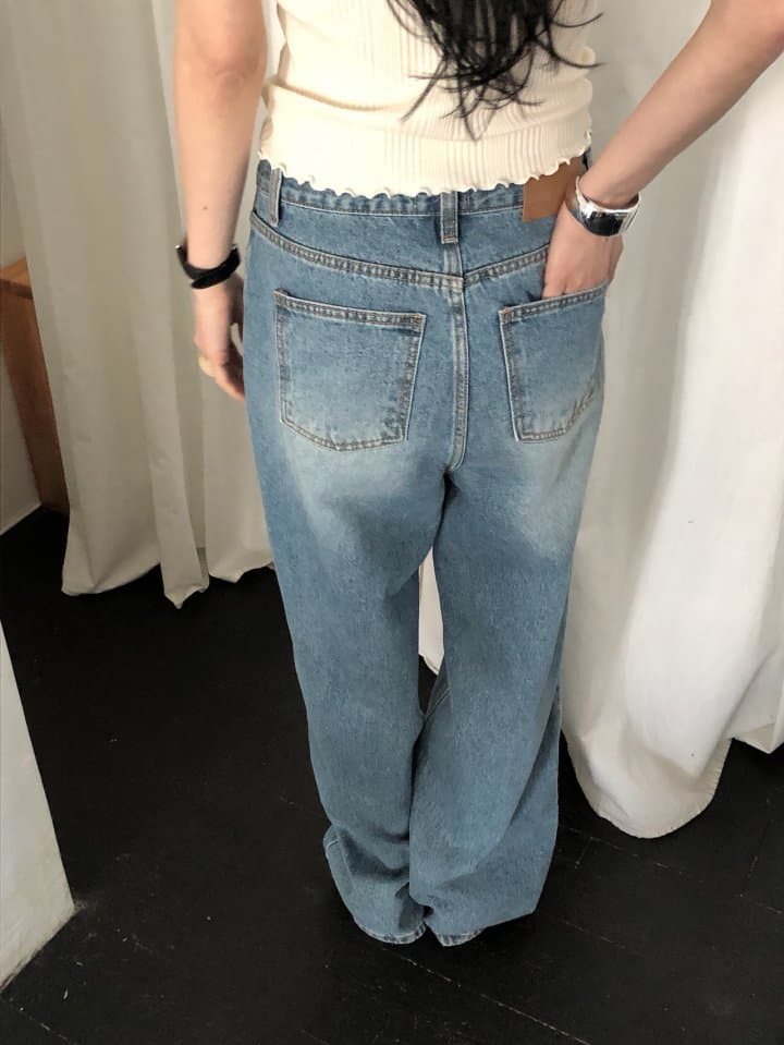 [LE BUTTER] Branda Medium Denim Pants 7