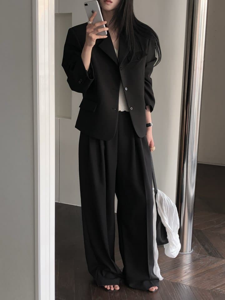 [LE BUTTER] Pebble Wool Jacket 7