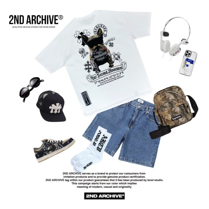 [2ND ARCHIVE] Art Sunglasses Bulldog Short Sleeve T-Shirt 3