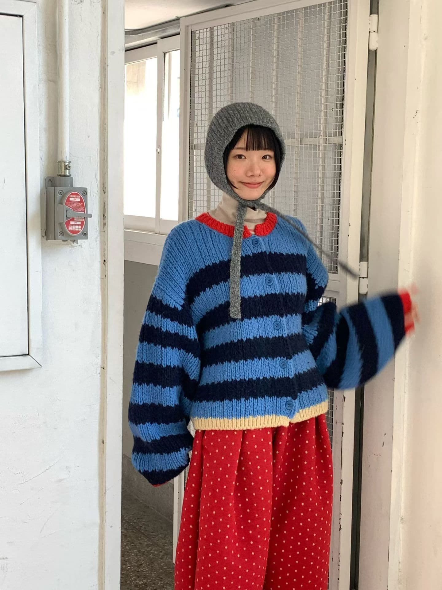 [VENTI] Honey Striped Knit 6