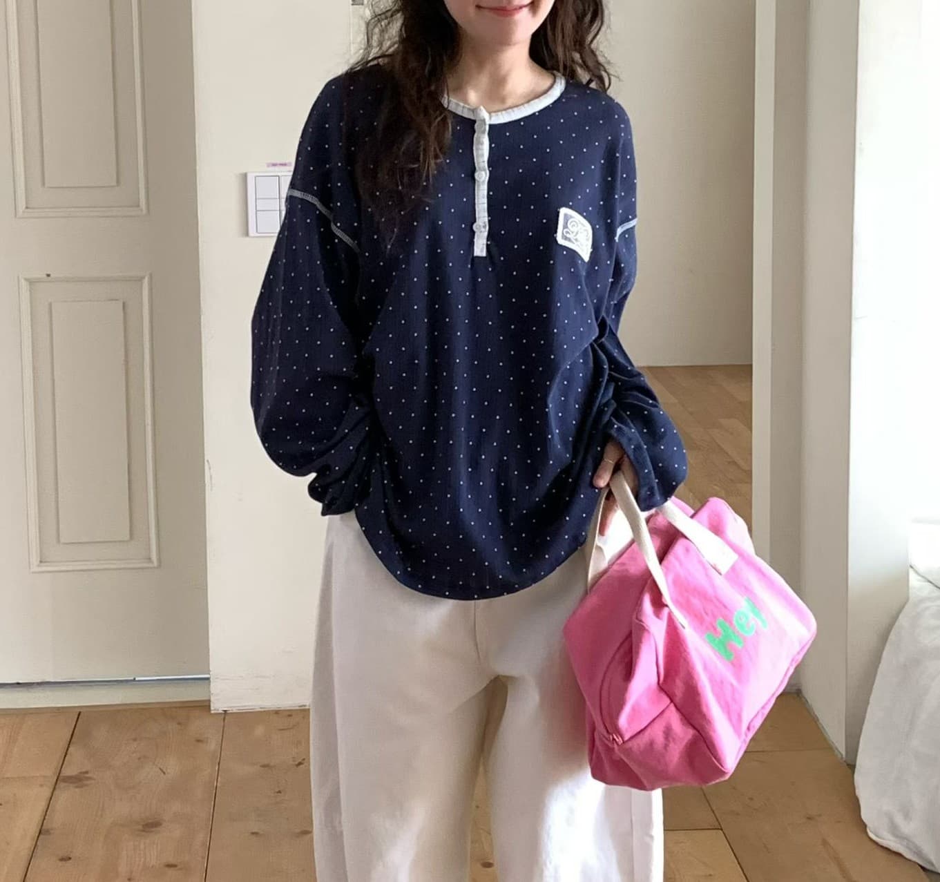[VENTI] Think Dot Long Sleeve T-Shirt 3