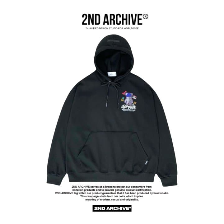 [2ND ARCHIVE] Blue Beanie Bear Hoodie 10