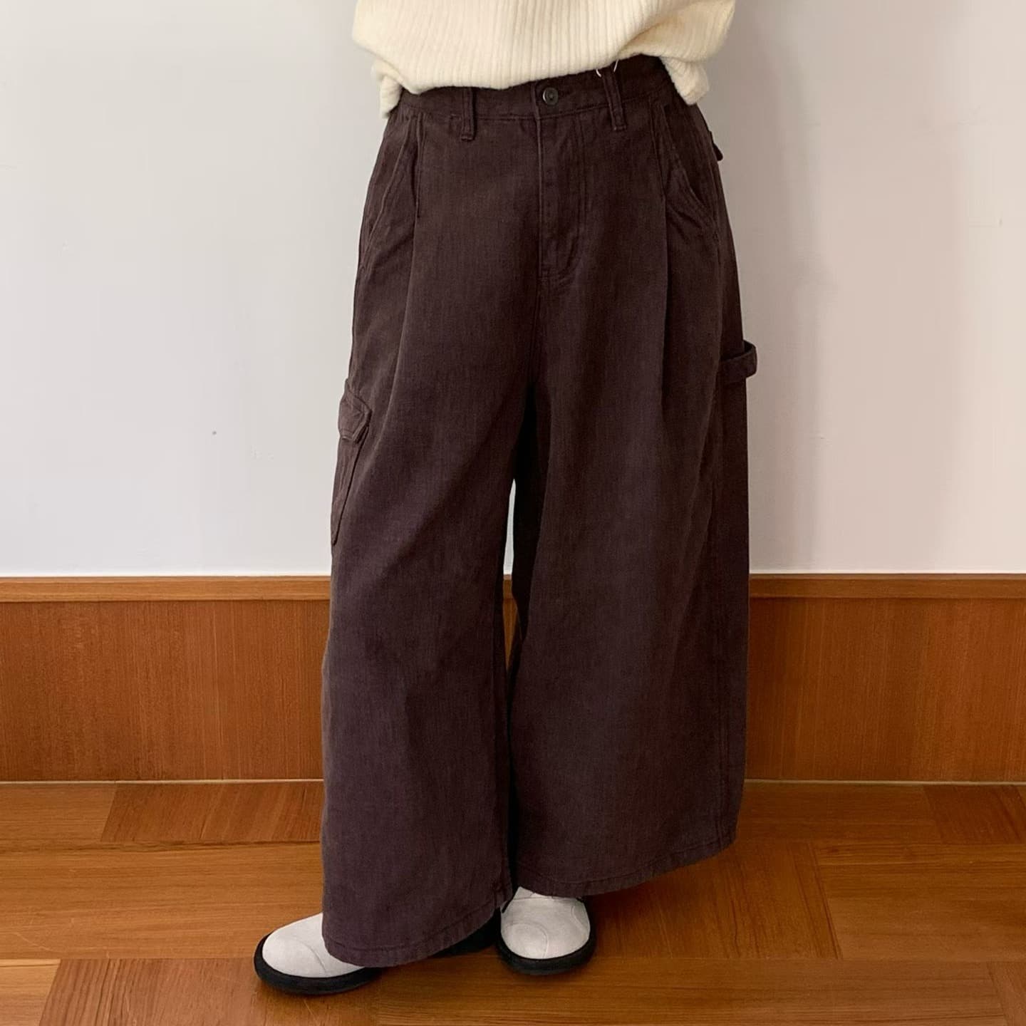 [VENTI] Park Pocket Brushed Denim Pants 1