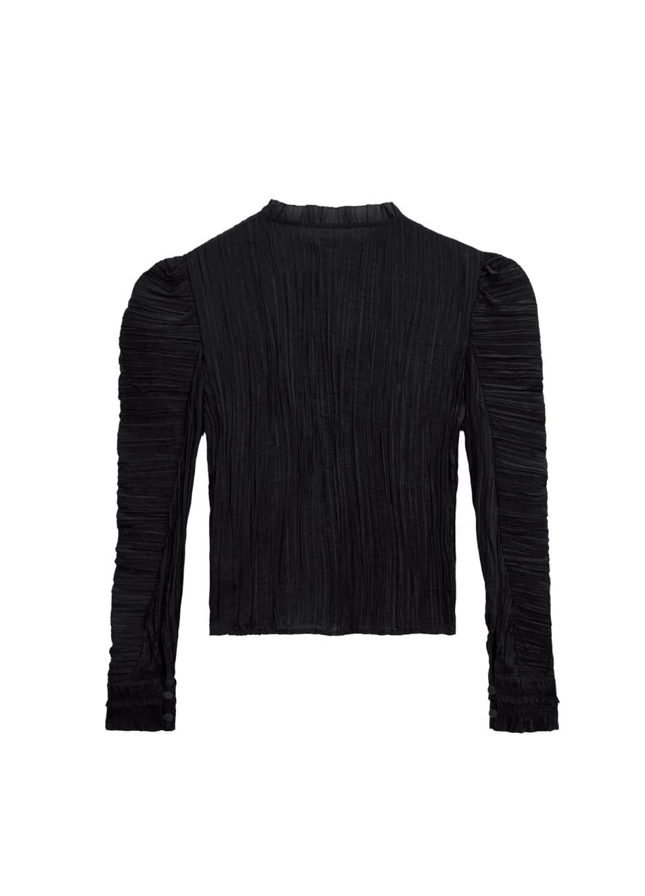 [TEXTURE] Ja Pleated Volume Blouse 4