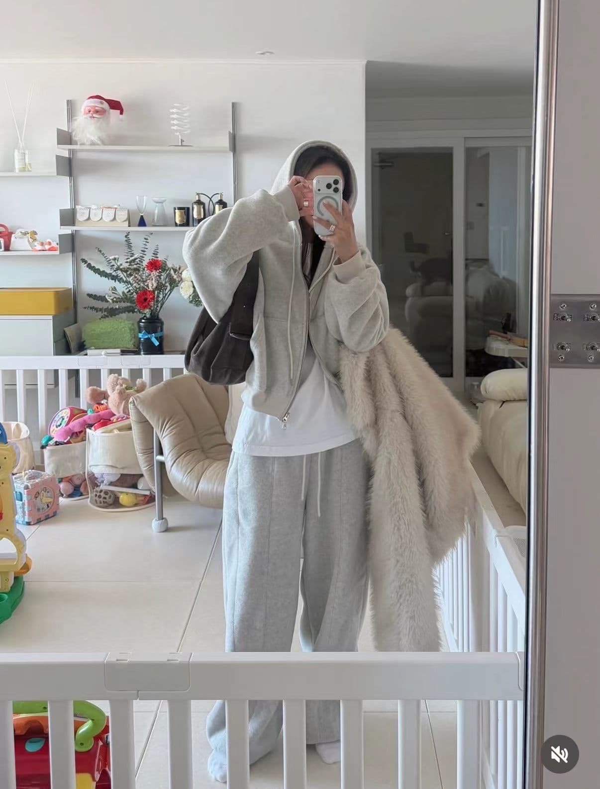 [MAGNOLIA] Fleece Warm Hood 6