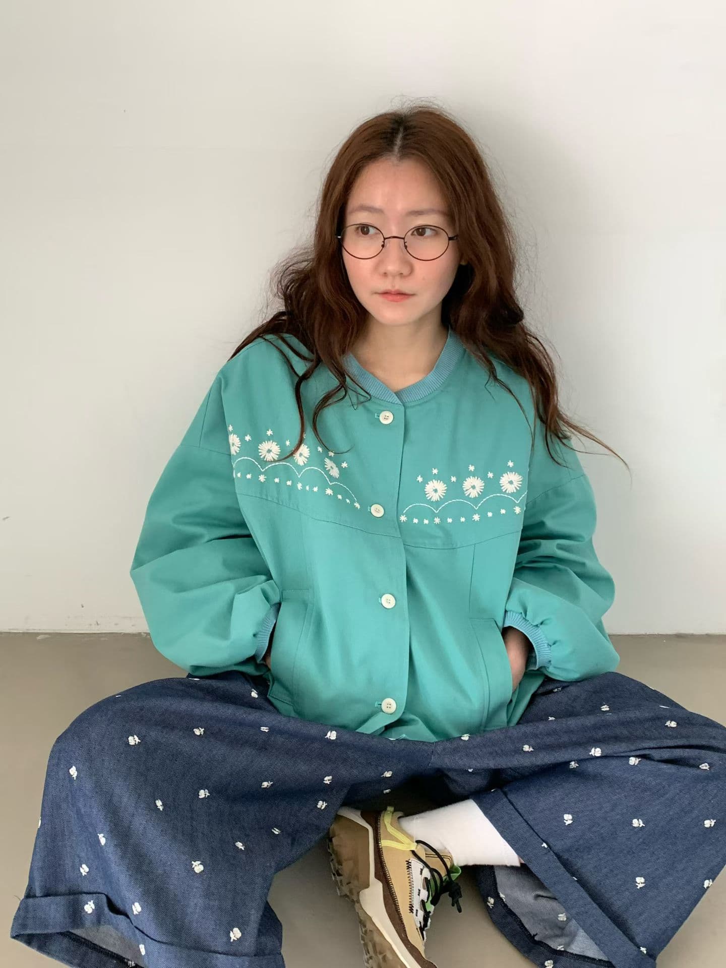 [VENTI] Roem Floral Embroidered Jumper 3