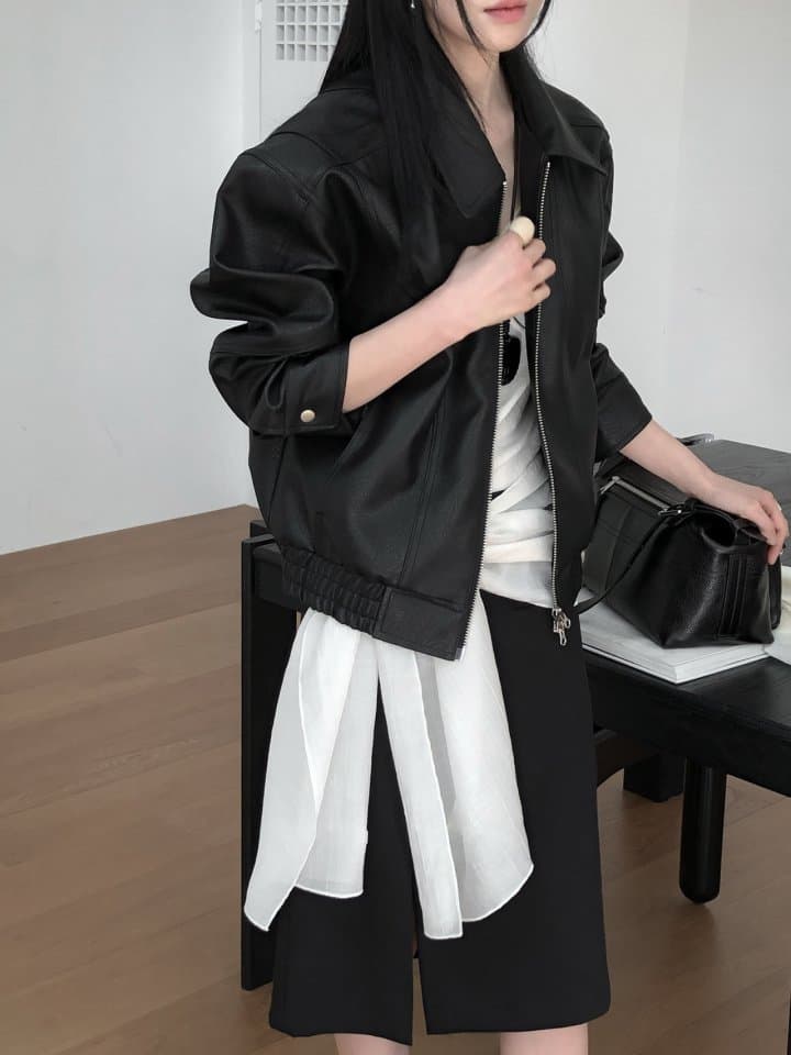 [LE BUTTER] Marche Leather Jacket 2