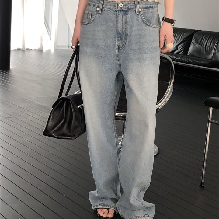 [LE BUTTER] Bijo Brushed Denim Pants 1