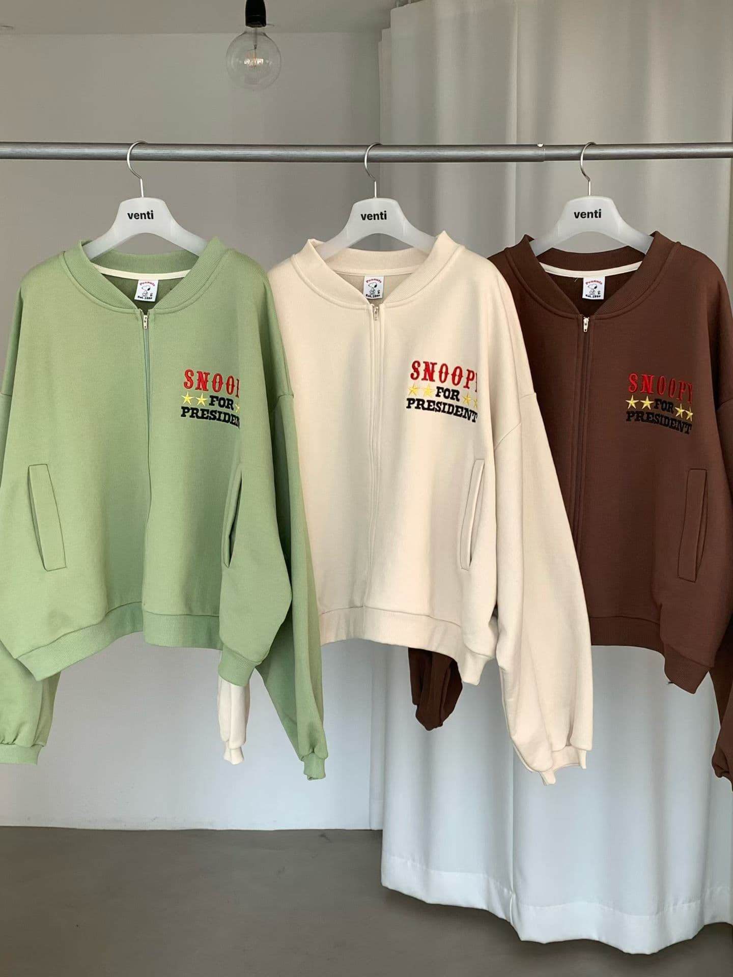 (Official Licensed Peanuts Snoopy) [VENTI] Personal Snoopy Zip Up 4