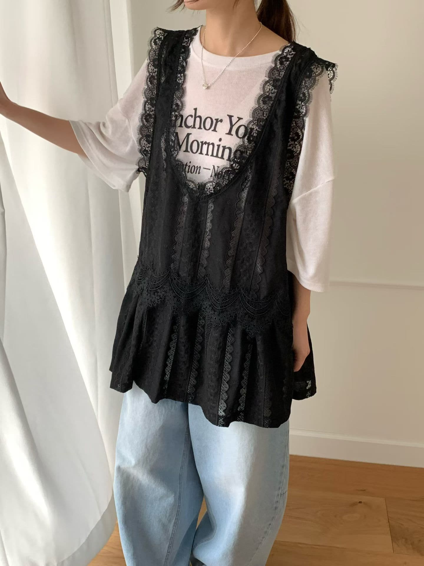 [VENTI] Week Floral Lace Dress 2