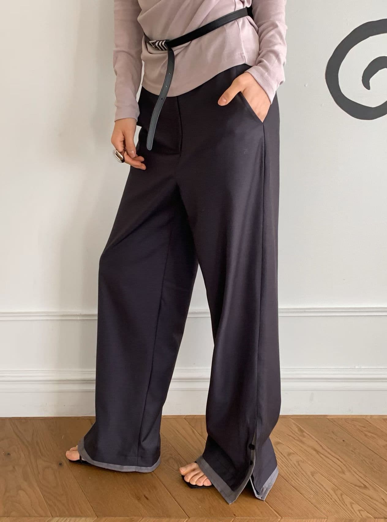 [FOUNDATION] Nine Single Jacket Pleated Skirt Set 2