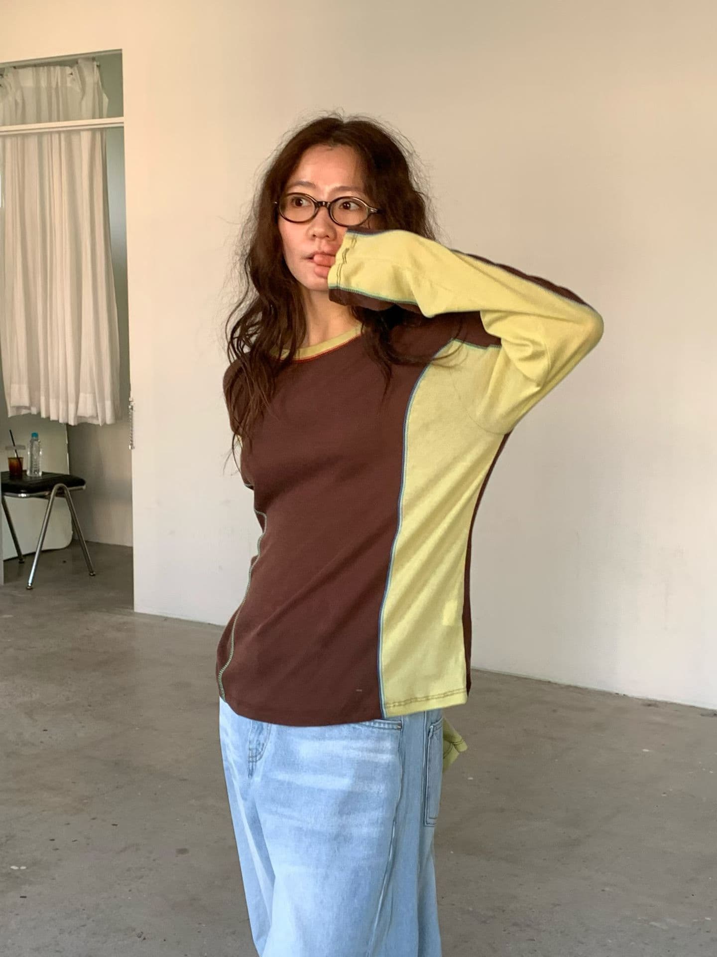 [VENTI] True Color-Block T-Shirt 2