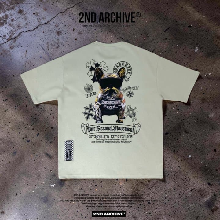 [2ND ARCHIVE] Art Sunglasses Bulldog Short Sleeve T-Shirt 7