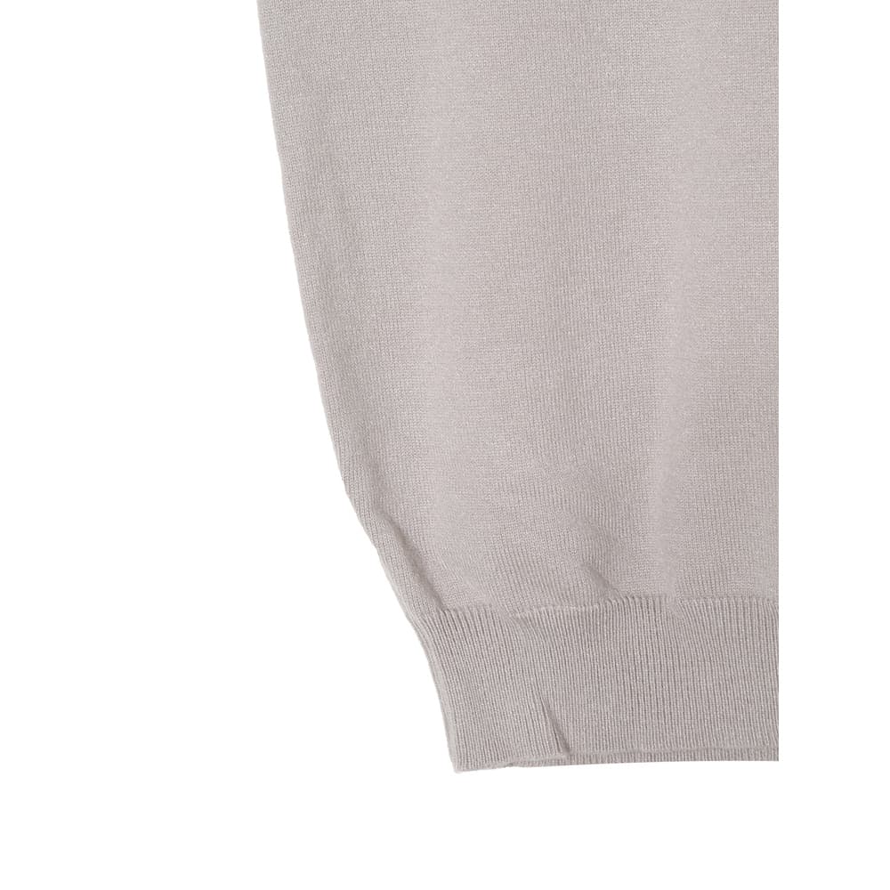 [OCEAN] Shimmer Cashmere-like Mock Neck Knit 3
