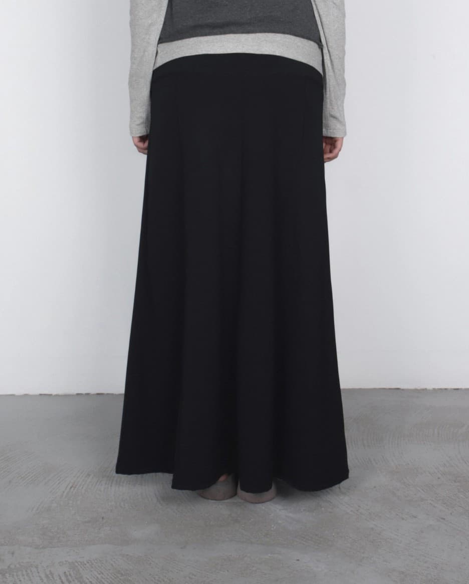 [TEXTURE] Ging Maxi Flared Skirt 6