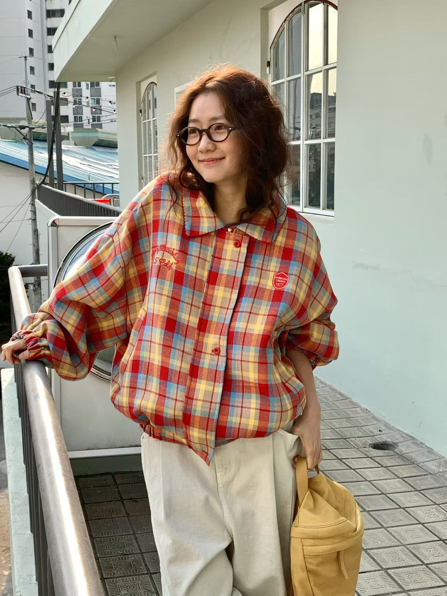 [VENTI] Checked Flat Jumper 6