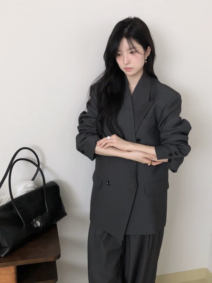 [LE BUTTER] Baro Wool Double Jacket 7