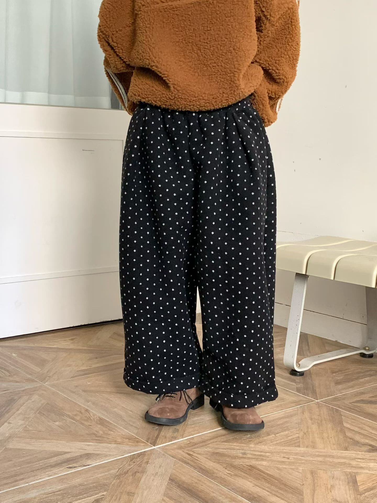 [VENTI] Dot Brushed Pants 3