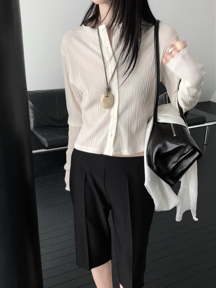 [LE BUTTER] Day Pleated Cardigan 8