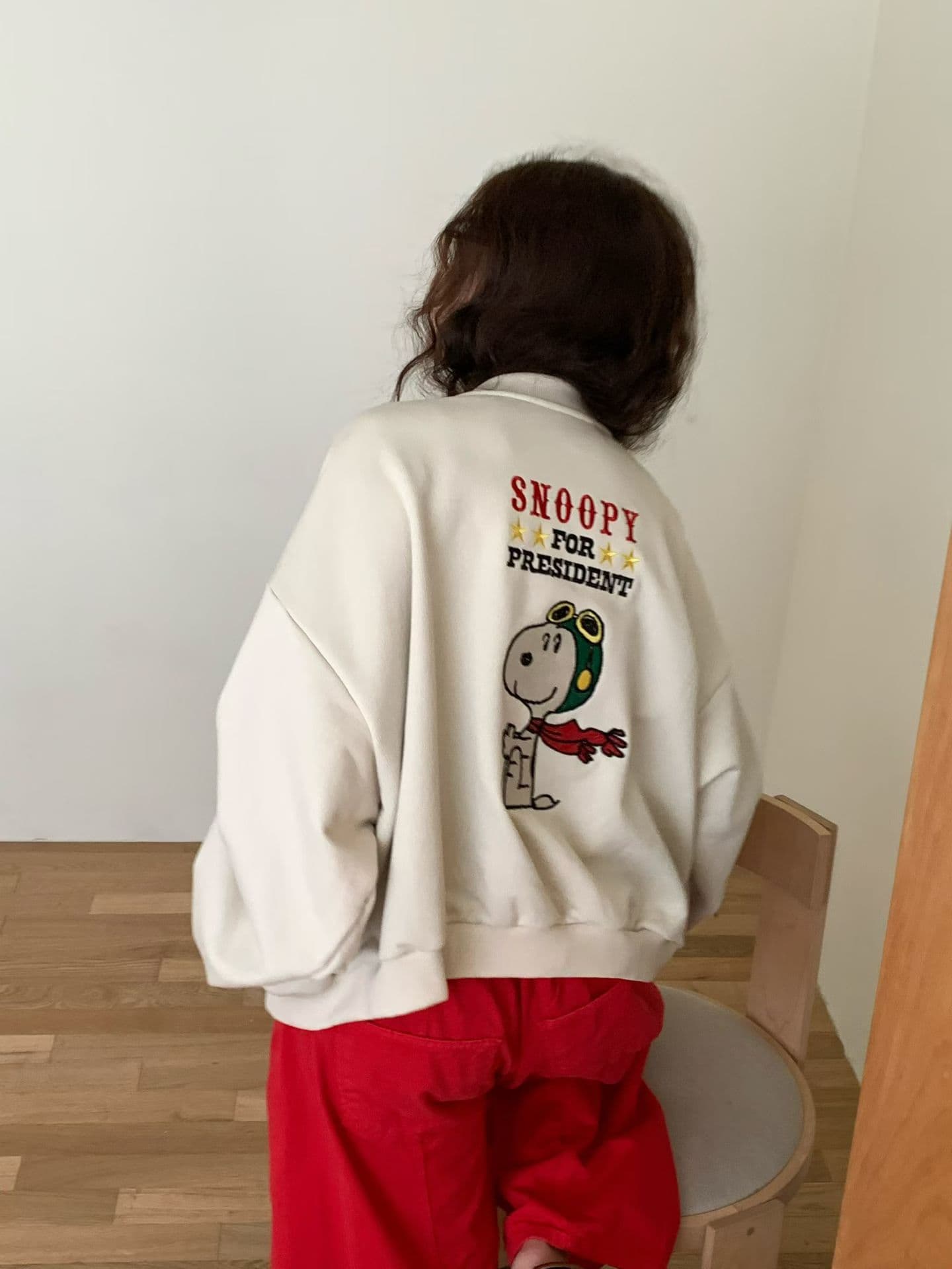 (Official Licensed Peanuts Snoopy) [VENTI] Personal Snoopy Zip Up 3