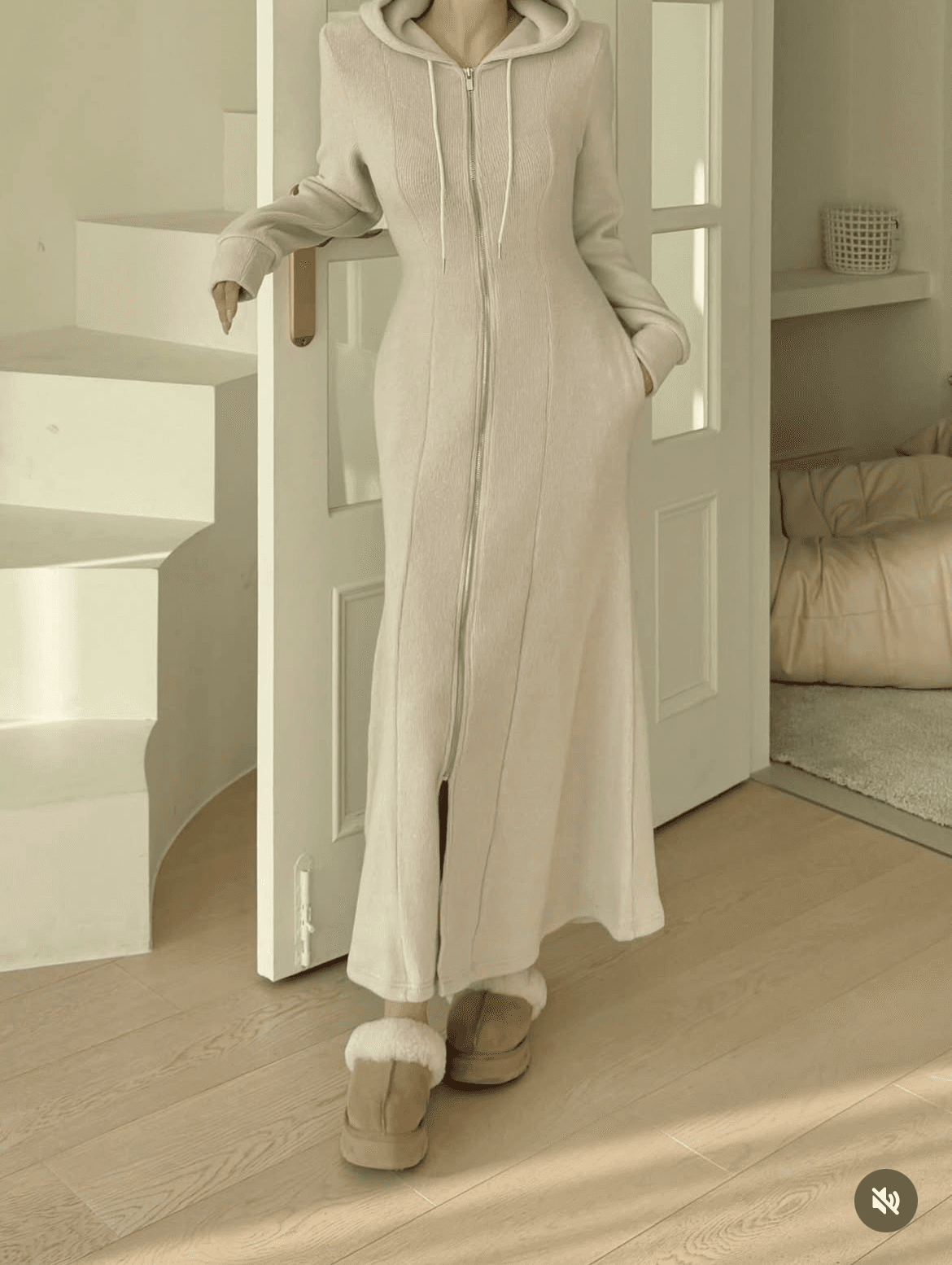 [MAGNOLIA] Tether Brushed Dress 6