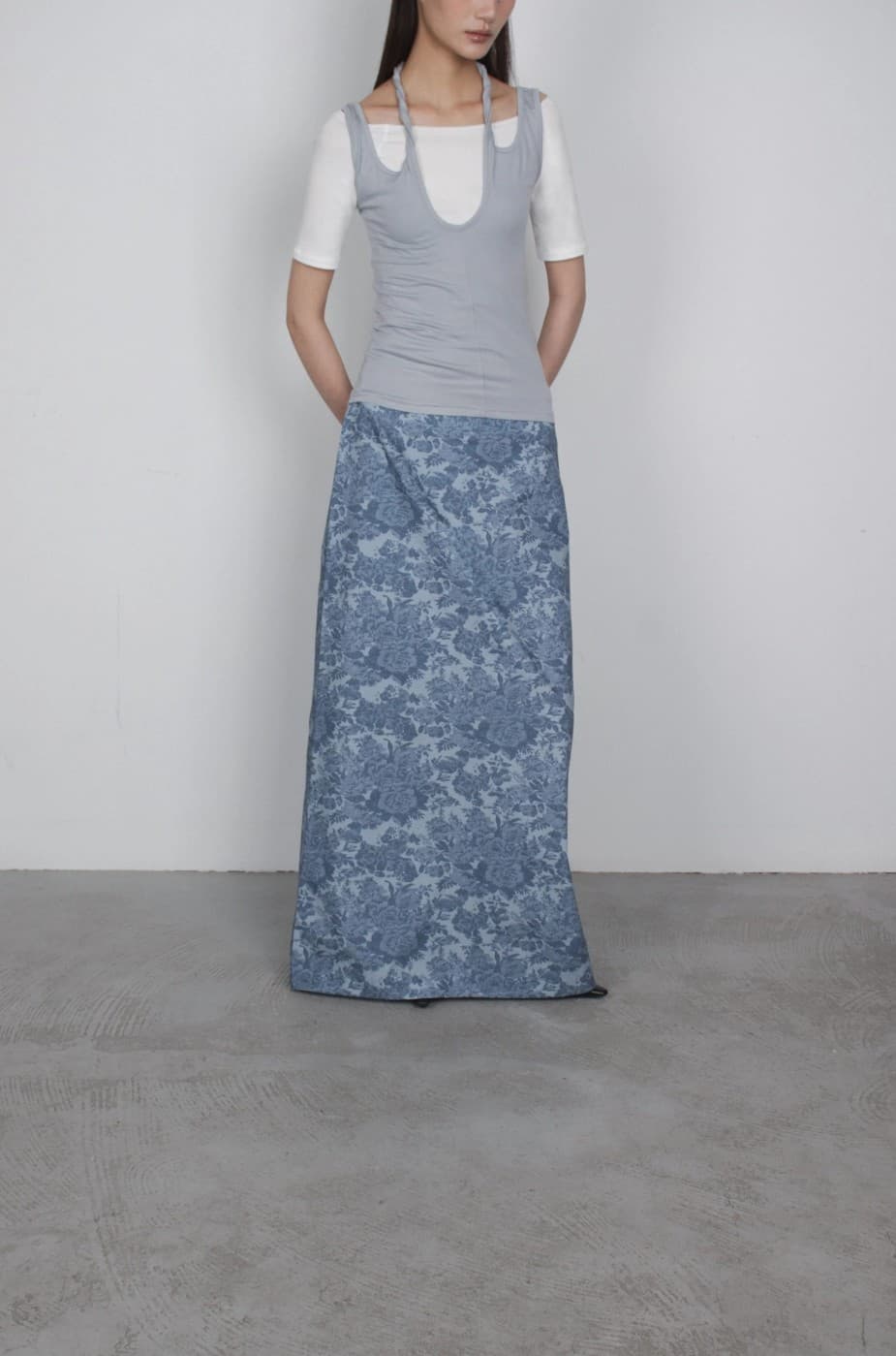 [TEXTURE] War Flower Pattern Skirt 8