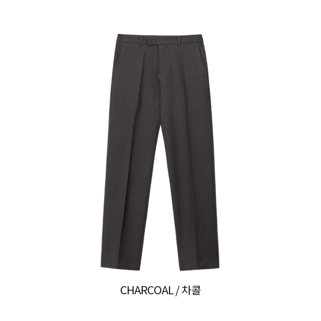 [LOGAN] Rosy Side Standard Fit Slacks 1
