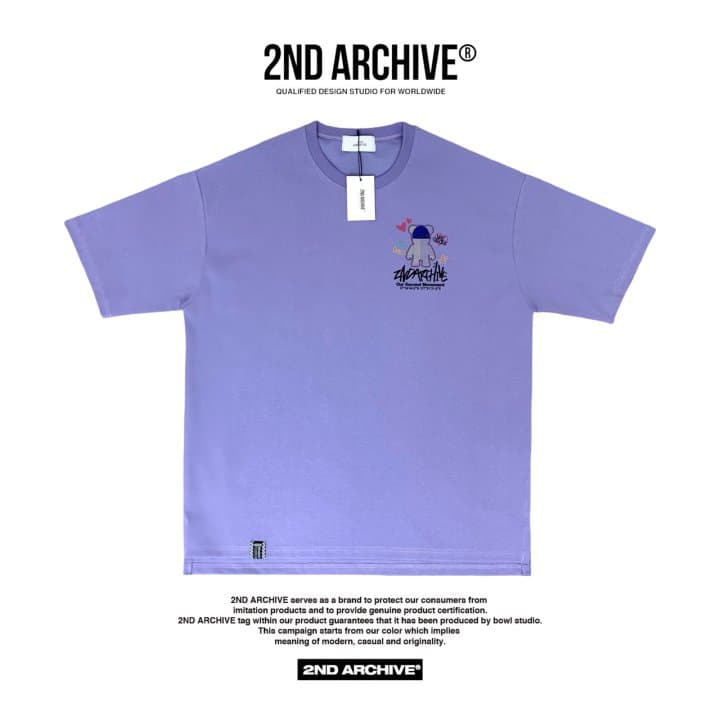[2ND ARCHIVE] Blue Beanie Bear Short Sleeve T-Shirt 3