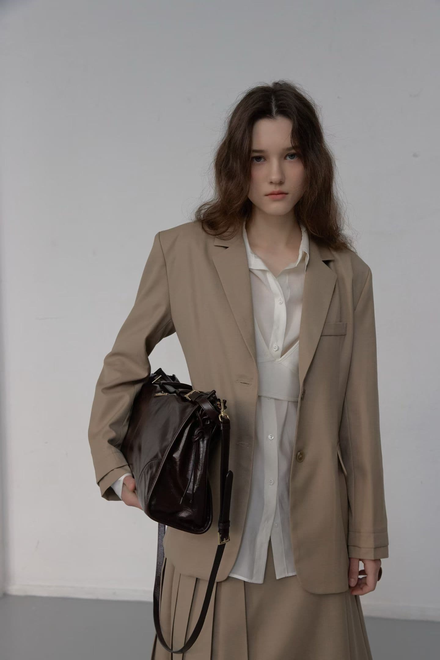 [FOUNDATION] Nine Sleeve Color-Block Jacket 10