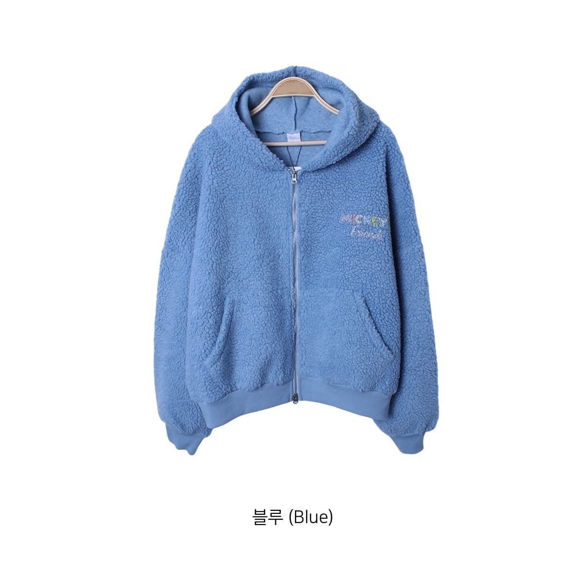 (Official Licensed Disney) [NEON FISH] Disney Fleece Hood Jumper 10