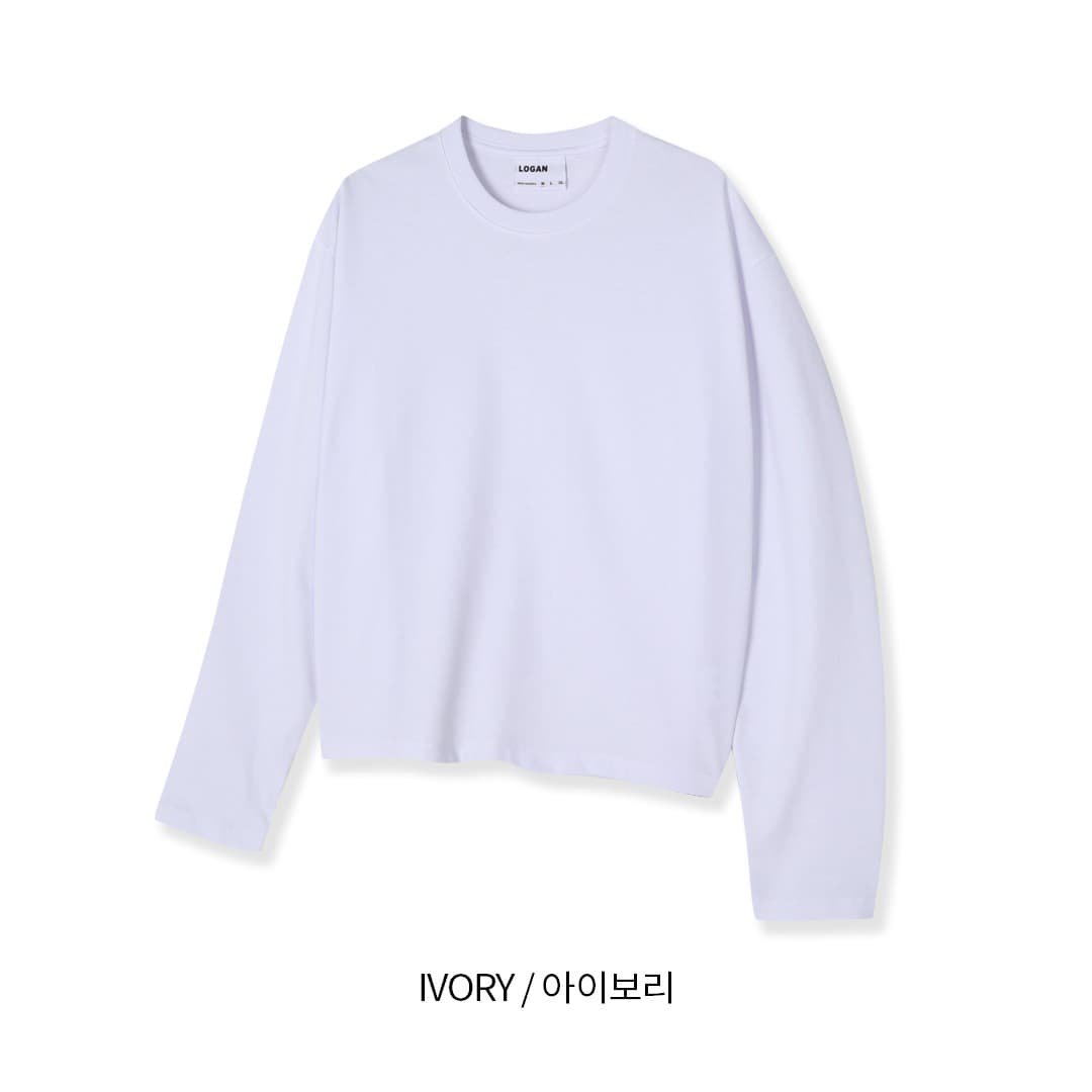 [LOGAN] Planned Cropped Long Sleeve T-Shirt