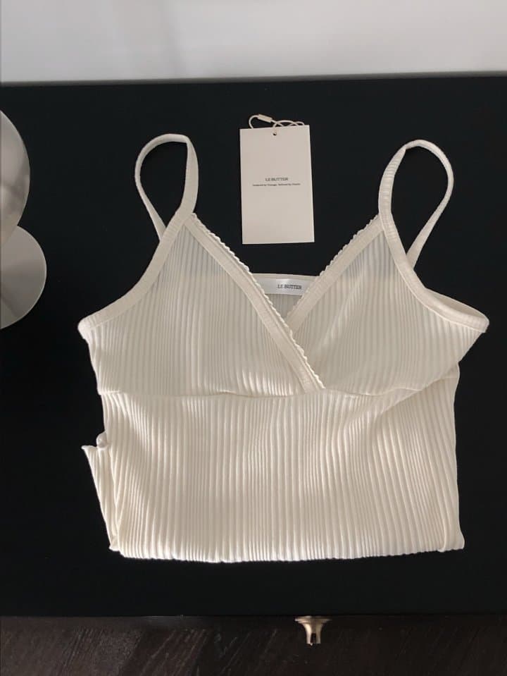 [LE BUTTER] Senz Lace Sleeveless Top 6