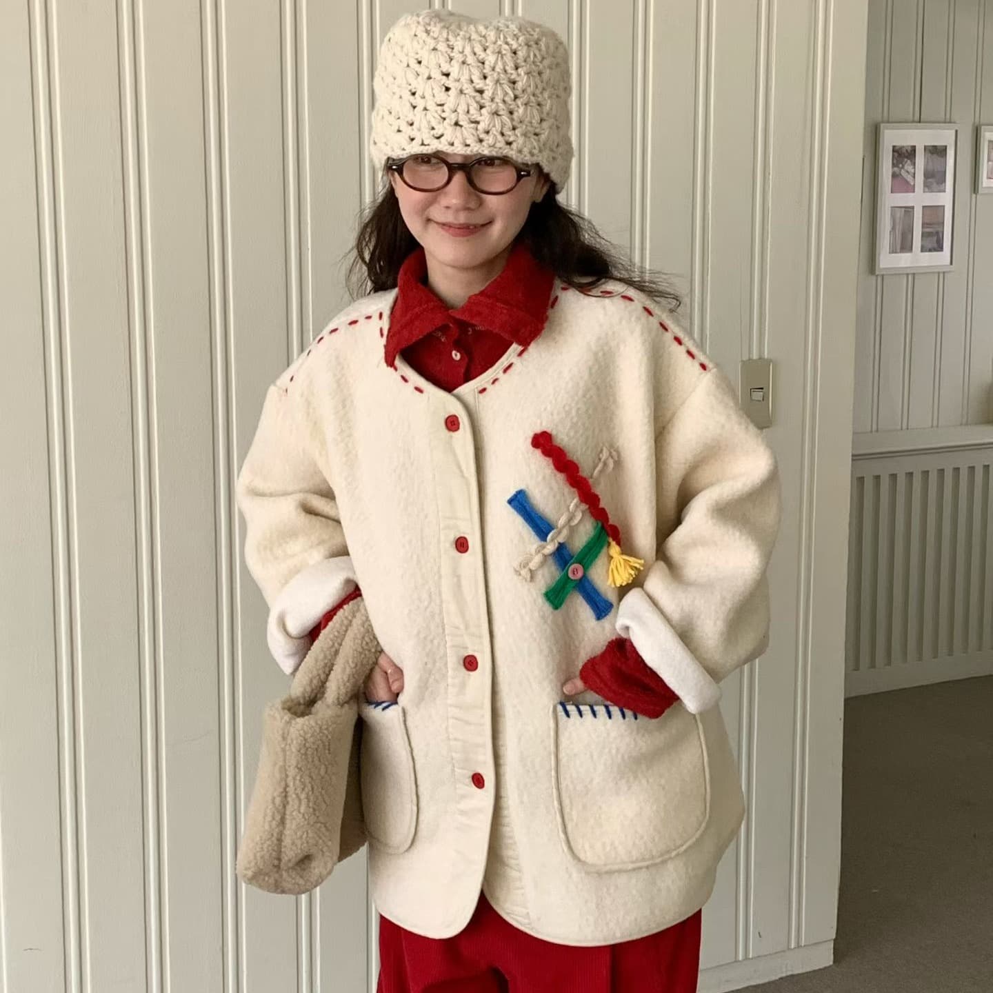 [VENTI] Multicolor Jacket 1