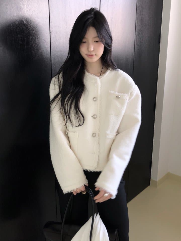 [LE BUTTER] Biol Tweed Jacket 7