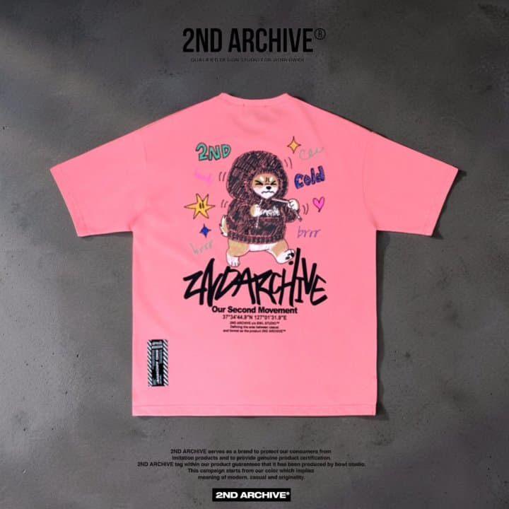 [2ND ARCHIVE] Tight-Laced Shiba Crayon Short Sleeve T-Shirt 7