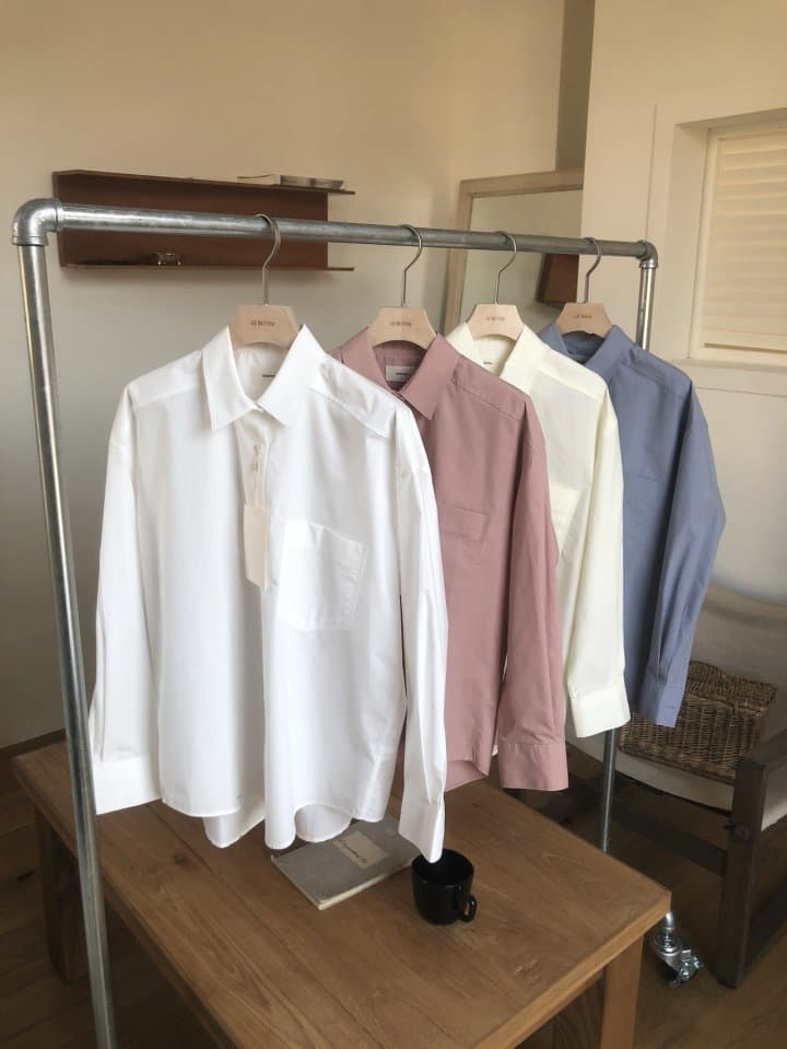 [LE BUTTER] Classic Overshirt 8