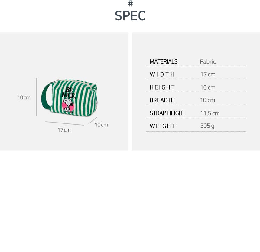 [LE JUNEV] Pnle0145 Snoopy Pouch S 7
